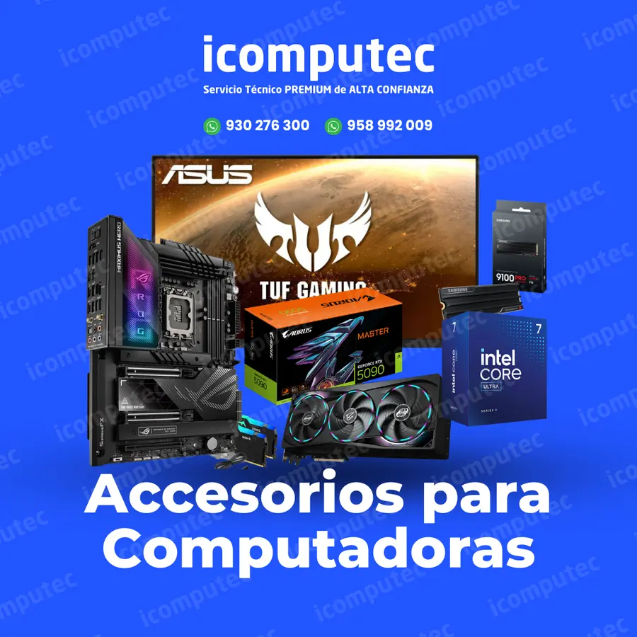 Accesorios y componentes para computadoras de escritorio