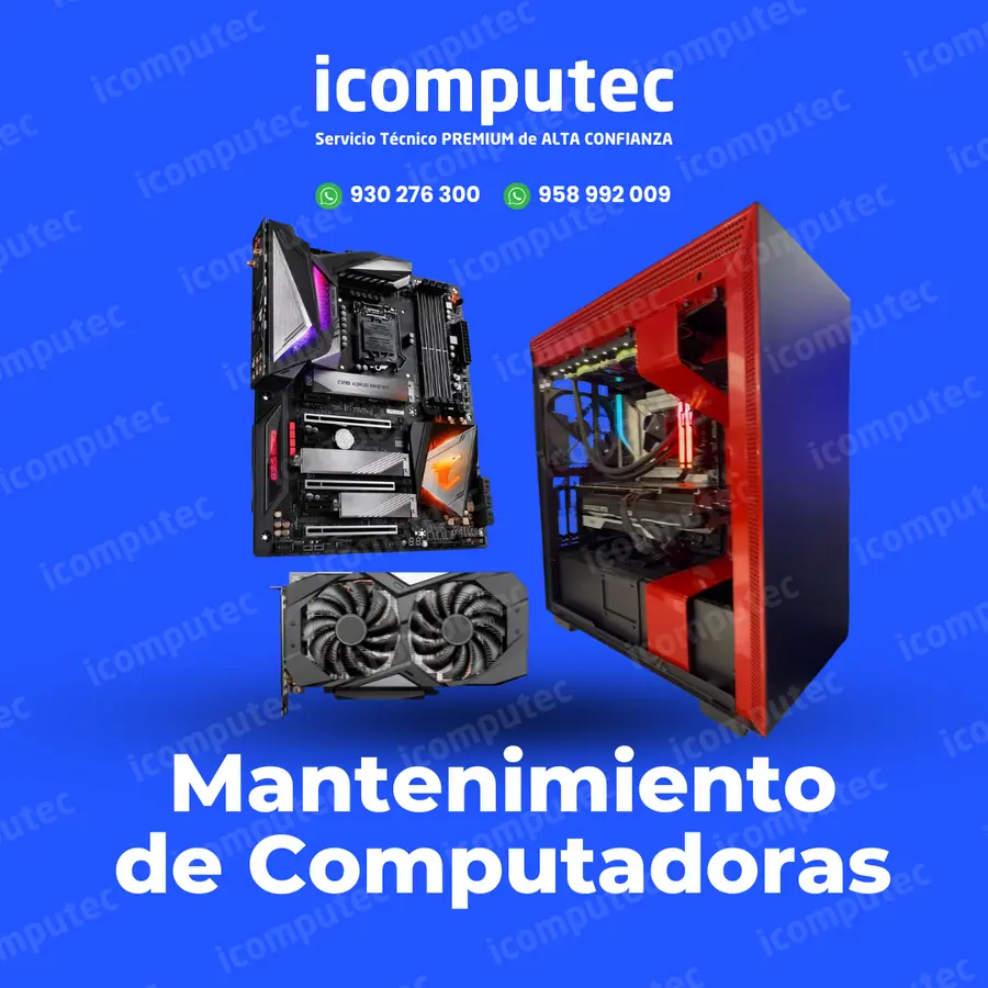 Mantenimiento preventivo de computadora de escritorio y componentes